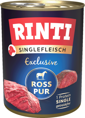 Rinti Singlefleisch Exclusive Ross Pur 800g