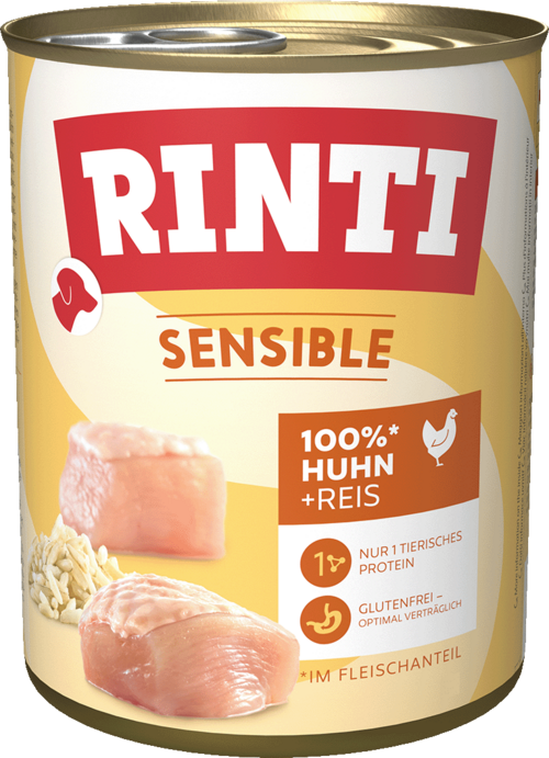 Rinti Sensible Huhn + Reis  800g