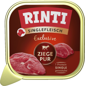 Rinti Singlefleisch Exclusive Ziege pur 150g