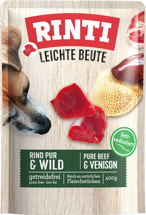 Rinti Leichte Beute Rind Pur + Wild 400g