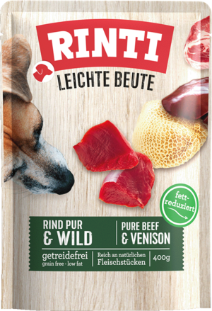 Rinti Leichte Beute Rind Pur + Wild 400g