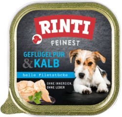 Feinest - Geflügel pur & Kalb  - Schale - 150g