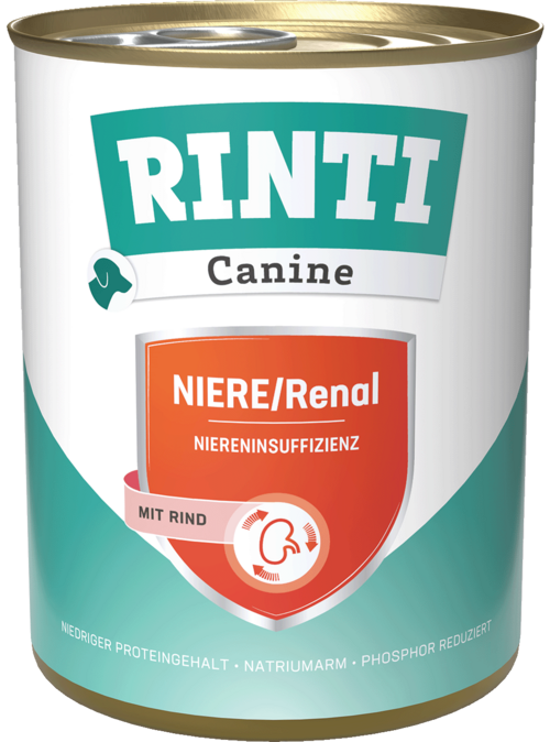 Rinti Canine Niere/Renal Rind 800g