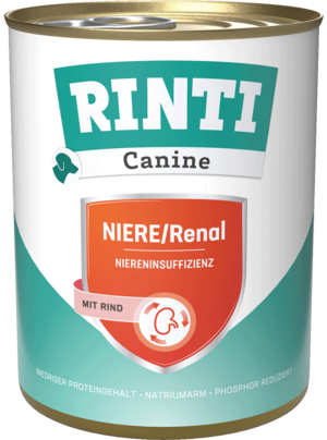 Rinti Canine Niere/Renal Rind 800g