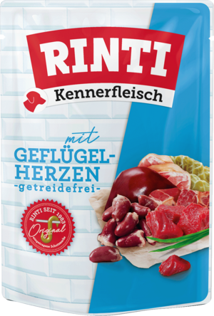 Rinti Kennerfleisch Geflügelherzen 400g