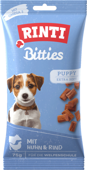 Rinti Bitties Puppy - Huhn & Rind 75g