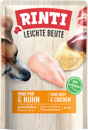 Rinti Leichte Beute Rind Pur + Huhn 400g