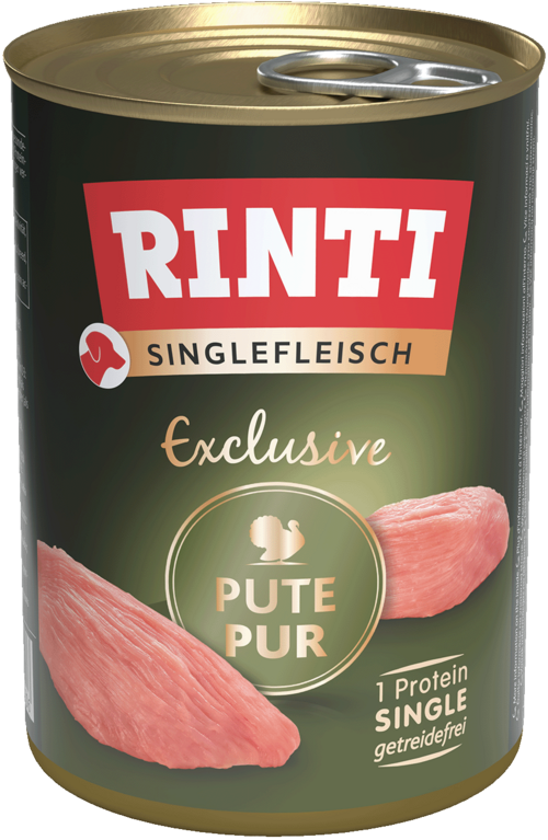 Rinti Singlefleisch Pute Pur 400g