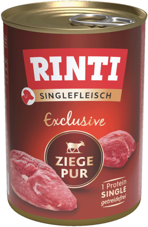 Rinti Singlefleisch Exclusive Ziege Pur 400g