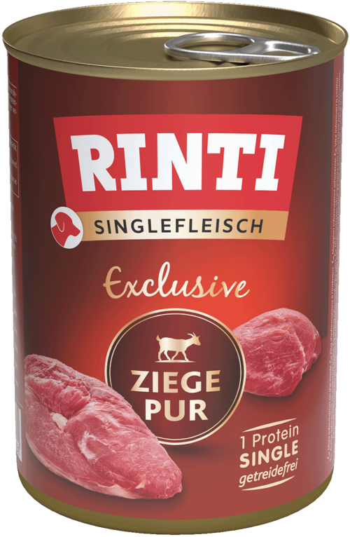 Rinti Singlefleisch Exclusive Ziege Pur 400g