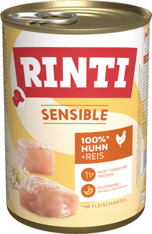 Rinti Sensible Huhn + Reis  400g