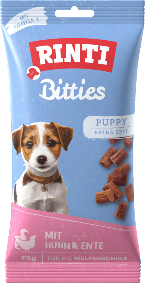 Rinti Bitties Puppy - Huhn & Ente 75g