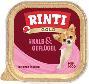 Rinti Gold mini Kalb & Geflügel 100g