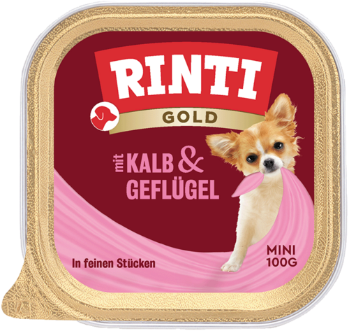 Rinti Gold mini Kalb & Geflügel 100g