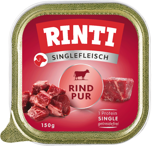 Rinti Singlefleisch Rind Pur 150g