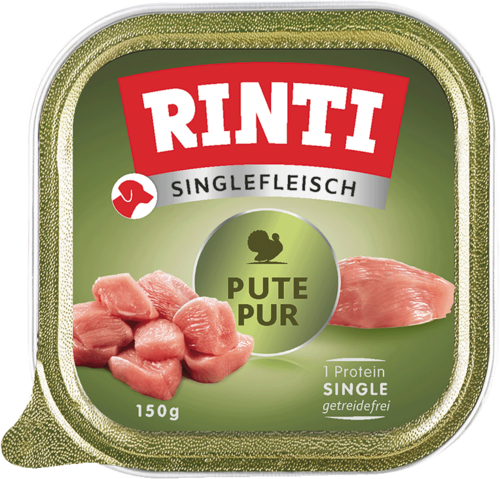 Rinti Singlefleisch Pute Pur 150g