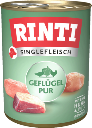 Rinti Singlefleisch Exclusive Geflügel Pur 800g