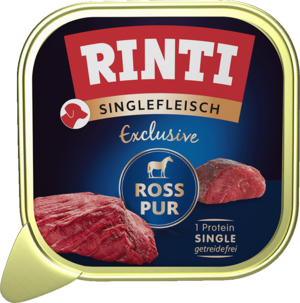 Rinti Singlefleisch Exclusive Ross pur 150g