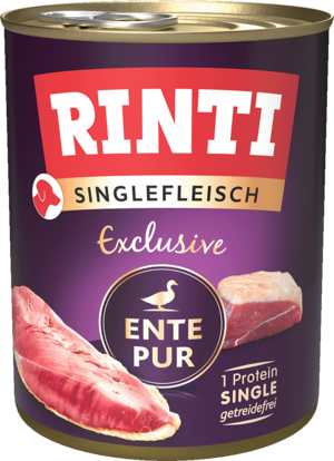 Rinti Singlefleisch Exclusive Ente Pur 800g