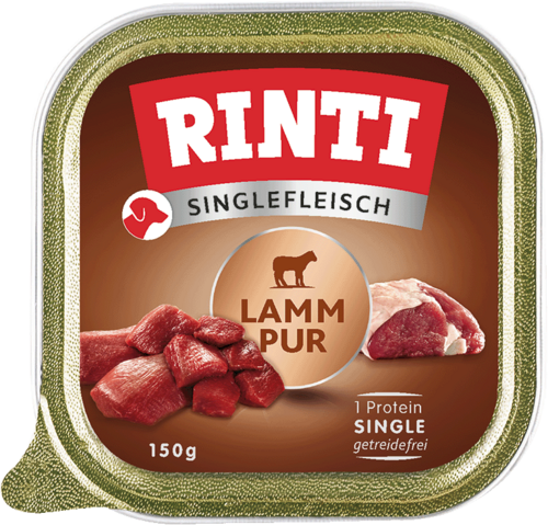 Rinti Singlefleisch Lamm Pur 150g