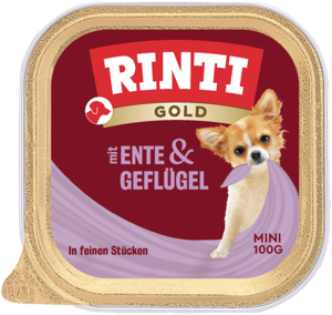 Rinti Gold mini Ente & Geflügel 100g