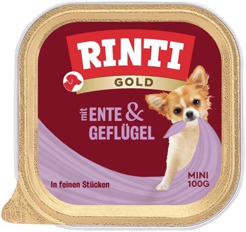 Rinti Gold mini Ente & Geflügel 100g