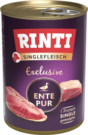 Rinti Singlefleisch Exclusive Ente Pur 400g