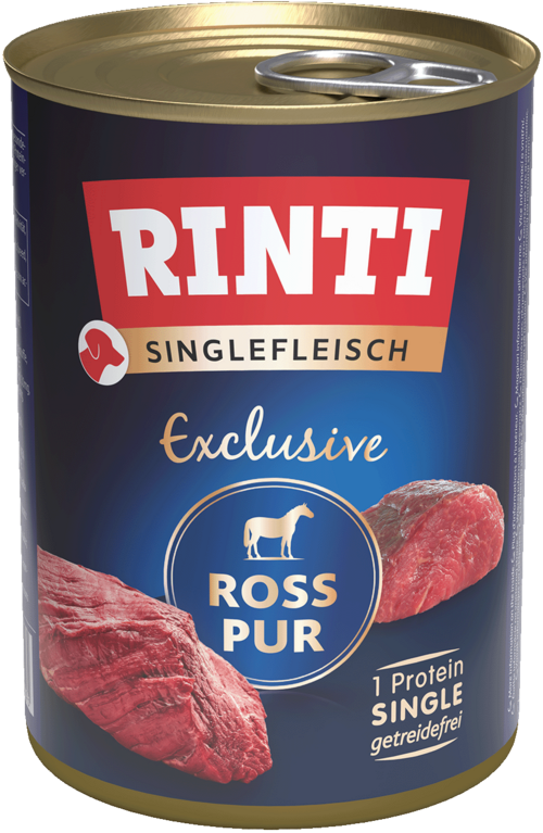 Rinti Singlefleisch Exclusive Ross Pur 400g