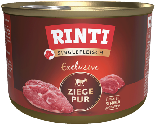 Rinti Singlefleisch Exclusive Ziege Pur 185g