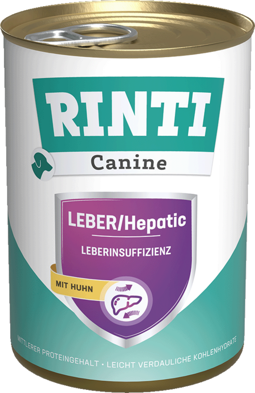 Rinti Canine LEBER/Hepatic mit Huhn 400g