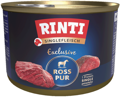 Rinti Singlefleisch Exclusive Ross Pur 185g