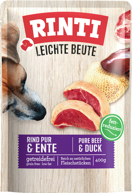 Rinti Leichte Beute Rind Pur + Ente 400g