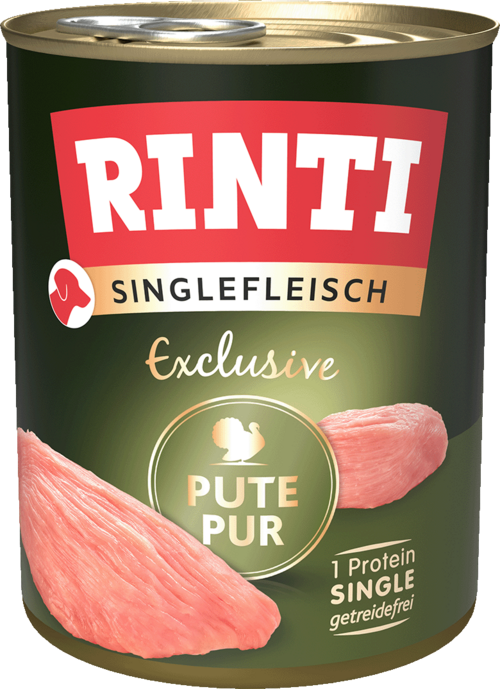 Rinti Singlefleisch Pute Pur 800g