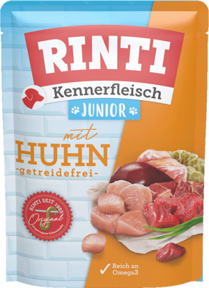 Rinti Kennerfleisch Junior mit Huhn 400g