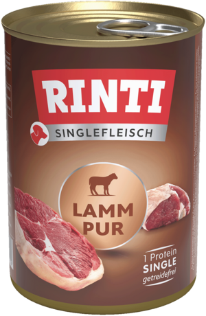 Rinti Singlefleisch Lamm Pur 400g