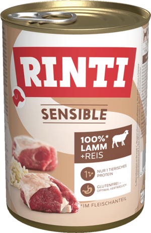 Rinti Sensible Lamm + Reis  400g