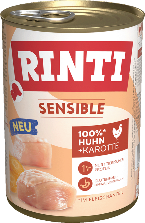 Rinti Sensible Huhn + Karotte 400g